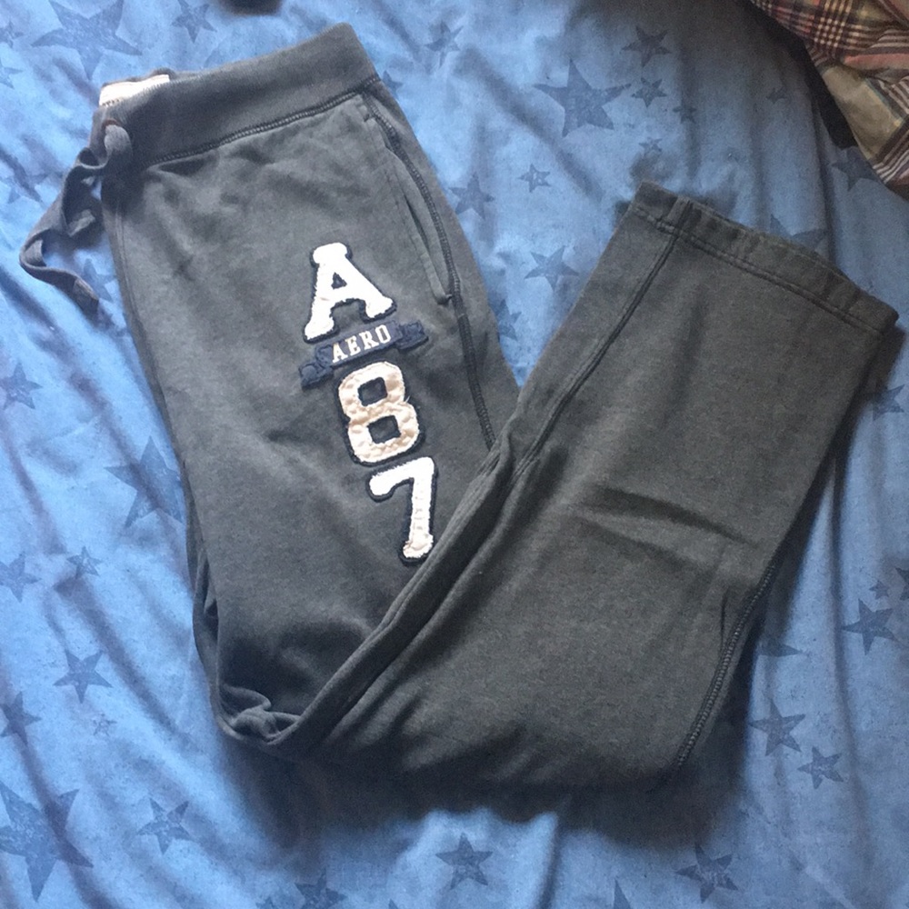 Gray Aeropostale Sweatpants